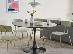 Tavolo da pranzo BOCA Nero 120 cm 120 cm