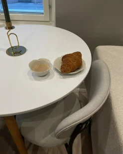 Tavolo da pranzo BOMA Bianco 80 cm 80 cm