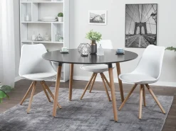 Tavolo da pranzo BOVIO Nero 120 cm 120 cm