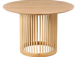 Tavolo da pranzo BOYLE Rovere chiaro 110 cm 110 cm