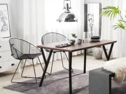 Tavolo da pranzo BRAVO Marrone scuro 140 cm 80 cm