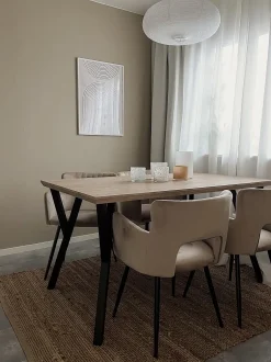 Tavolo da pranzo BRAVO Marrone chiaro 140 cm 80 cm