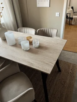 Tavolo da pranzo BRAVO Marrone chiaro 140 cm 80 cm