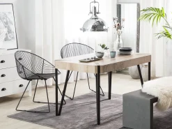 Tavolo da pranzo CAMBELL Tortora 130 cm 80 cm