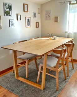 Tavolo da pranzo CAMDEN Frassino chiaro 180 cm 95 cm