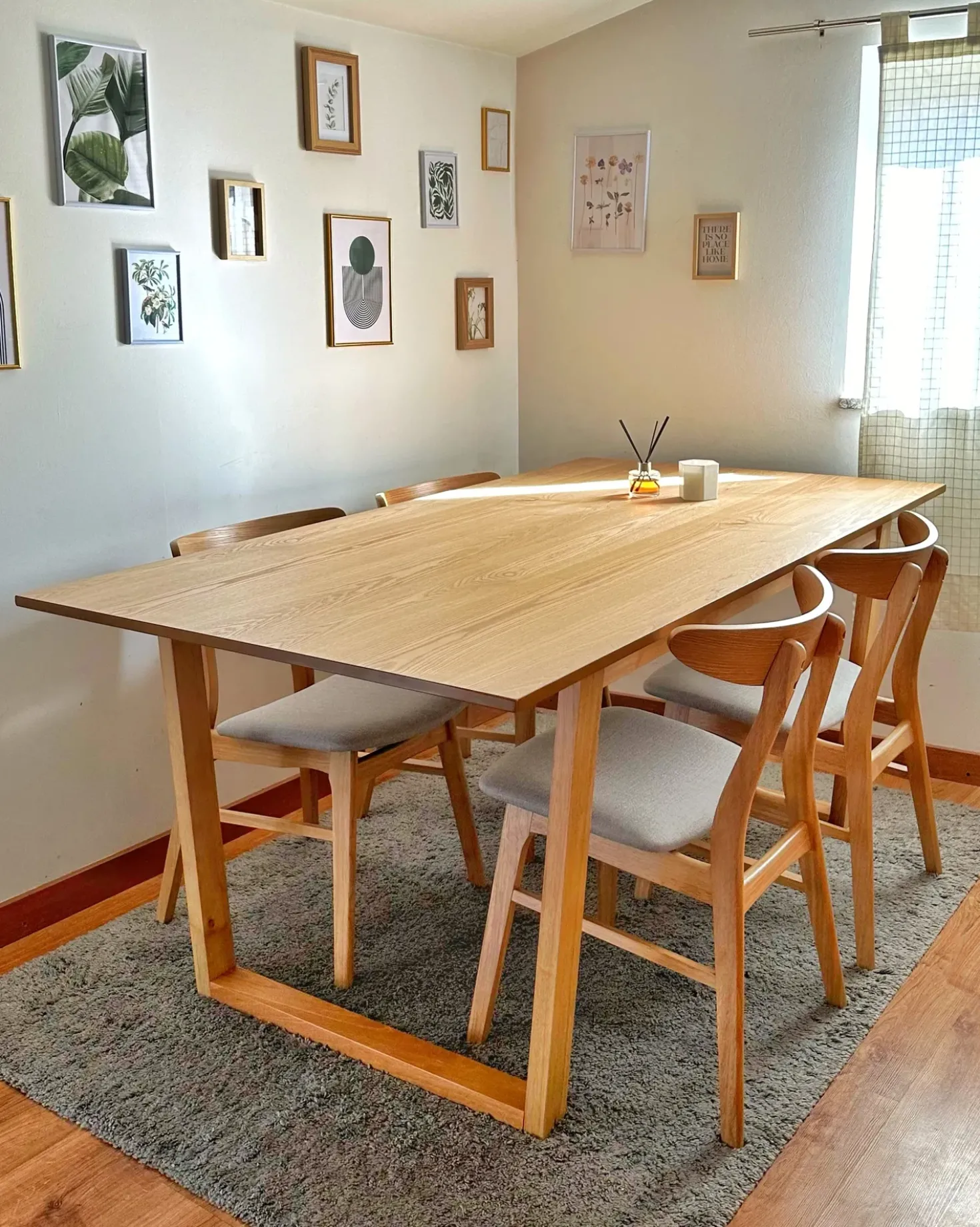 Tavolo da pranzo CAMDEN Frassino chiaro 180 cm 95 cm