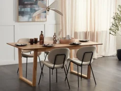 Tavolo da pranzo CAMDEN Frassino chiaro 180 cm 95 cm
