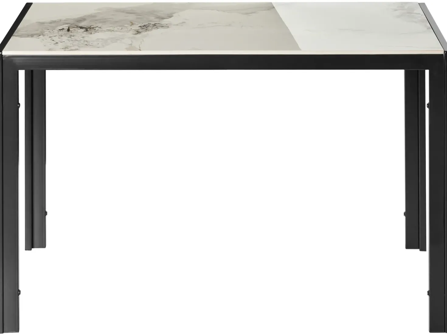 Tavolo da pranzo CLARENCE Marmo bianco 120 cm 70 cm Ceramica