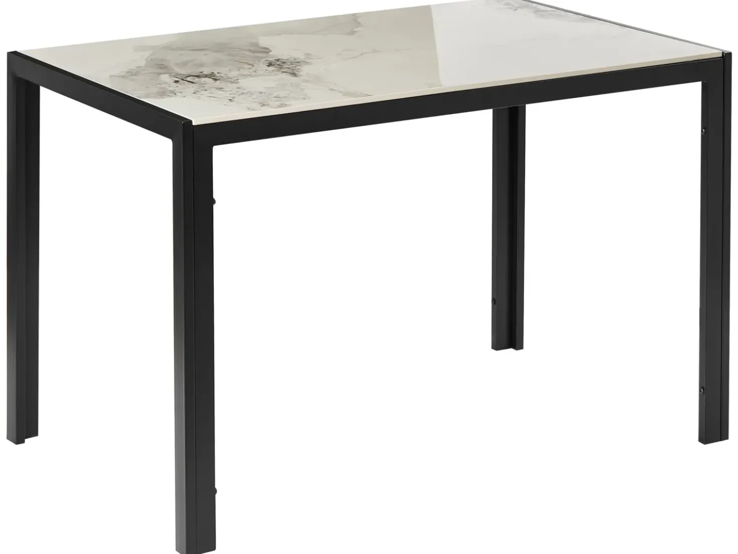 Tavolo da pranzo CLARENCE Marmo bianco 120 cm 70 cm Ceramica
