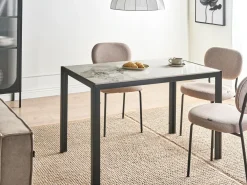 Tavolo da pranzo CLARENCE Marmo bianco 120 cm 70 cm Ceramica