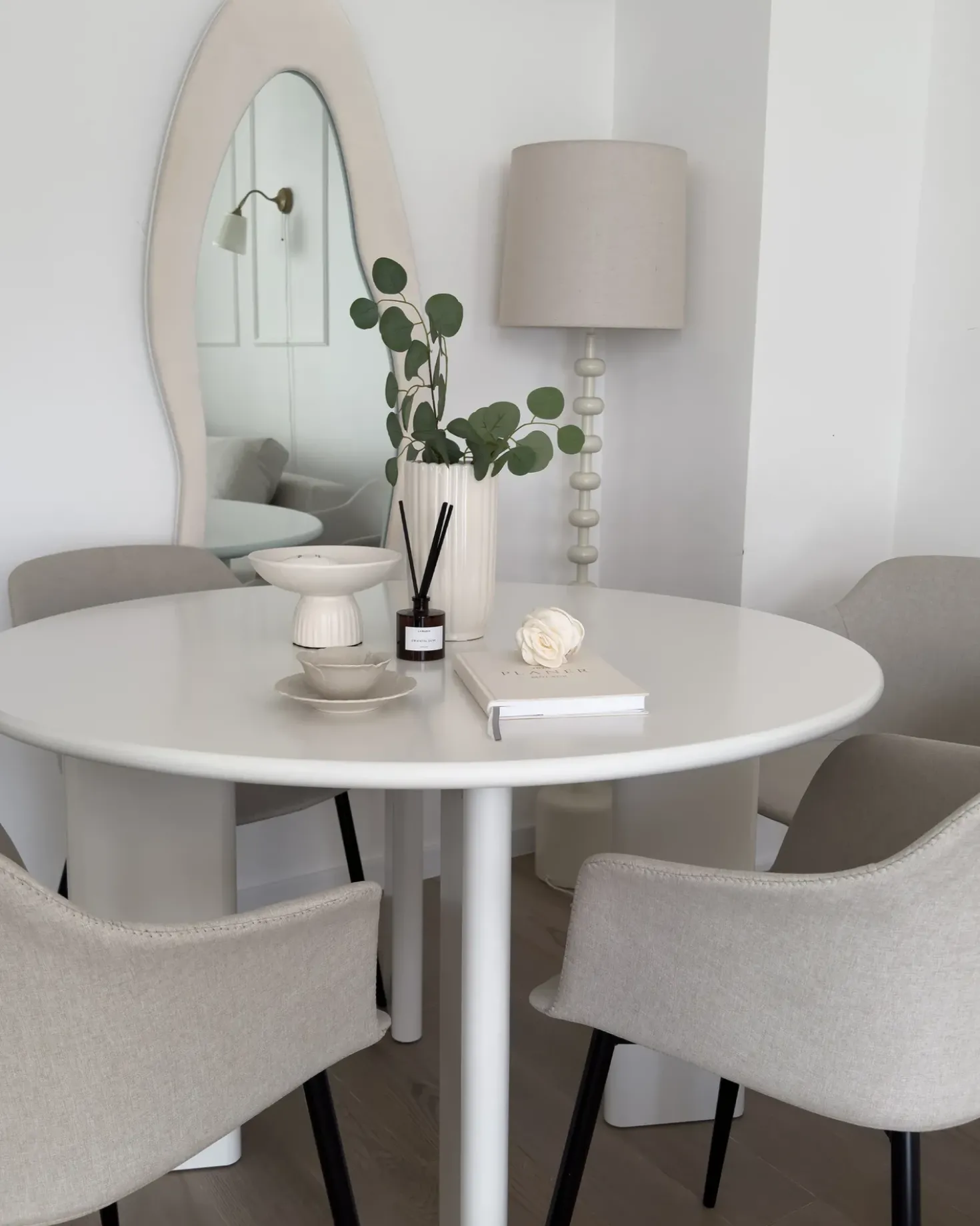 Tavolo da pranzo COSMO Bianco 120 cm 120 cm