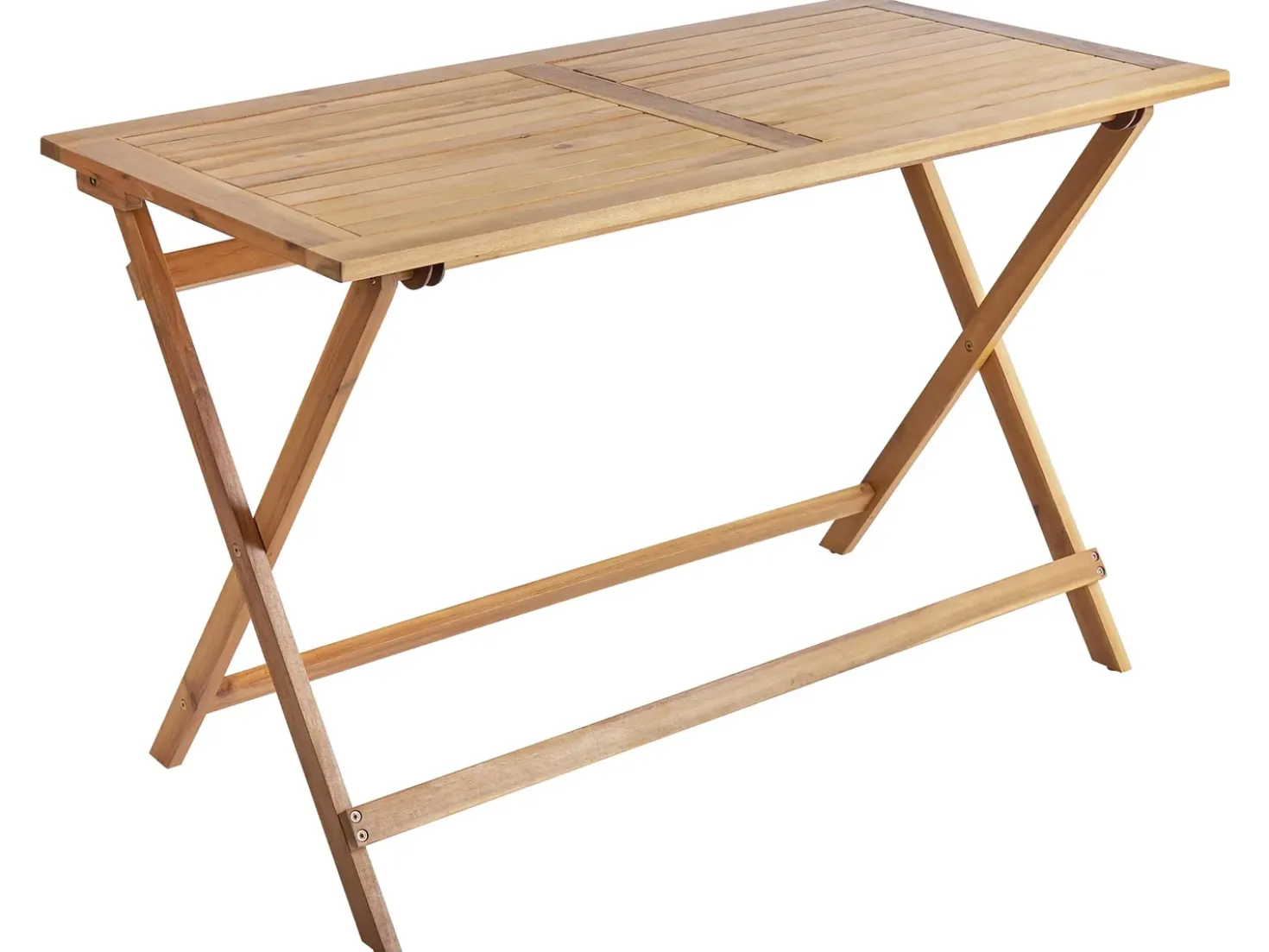 Tavolo da pranzo da giardino PROSSEDI 120 cm 60 cm Legno d'acacia Marrone