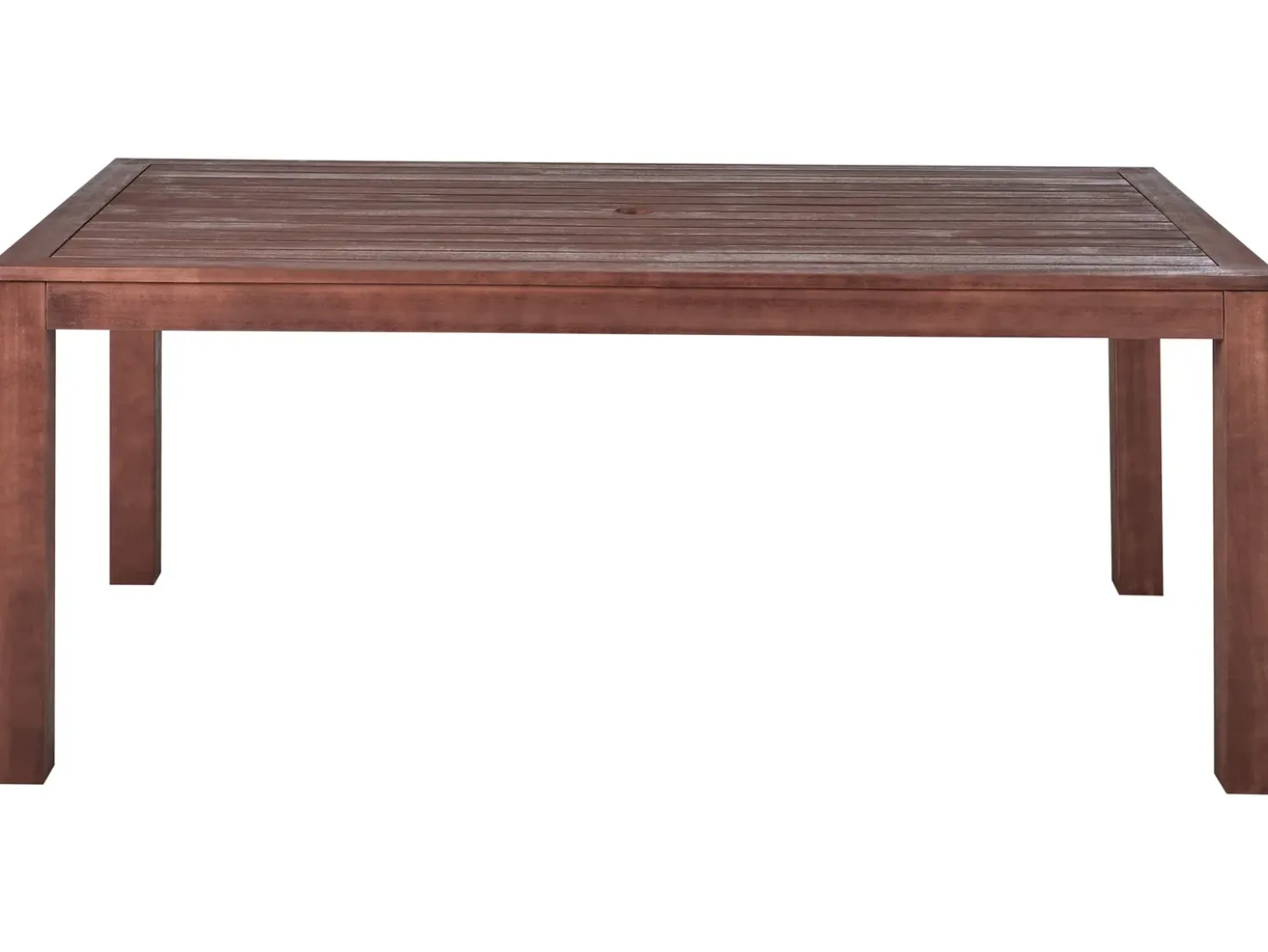 Tavolo da pranzo da giardino TUSCANIA 180 cm 100 cm Legno d'eucalipto Marrone scuro