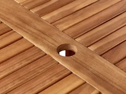Tavolo da pranzo da giardino AGELLO 120 cm 120 cm Legno d'acacia Marrone