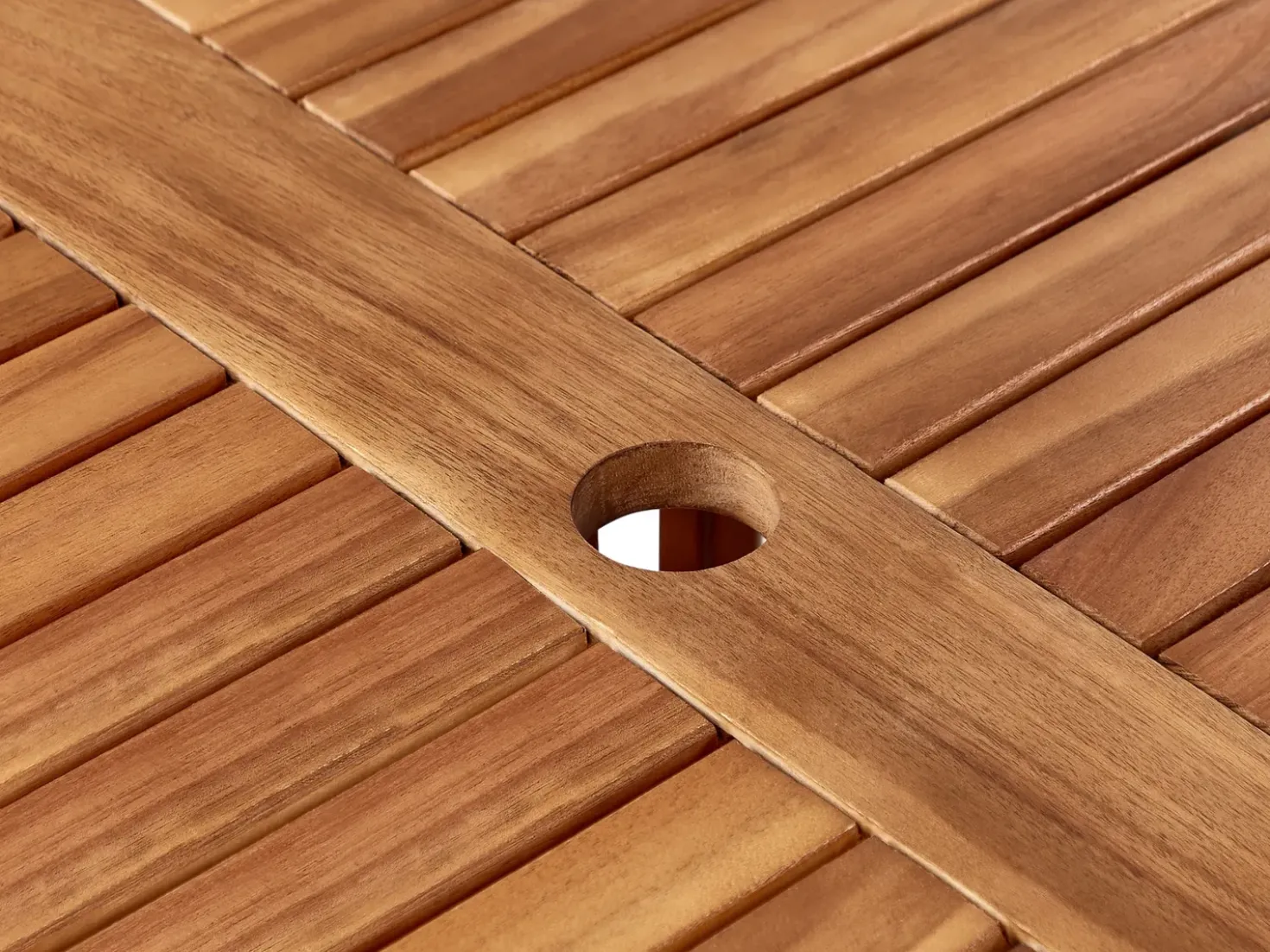 Tavolo da pranzo da giardino AGELLO 120 cm 120 cm Legno d'acacia Marrone