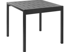 Tavolo da pranzo da giardino BARTICA 81 cm 84 cm Nero