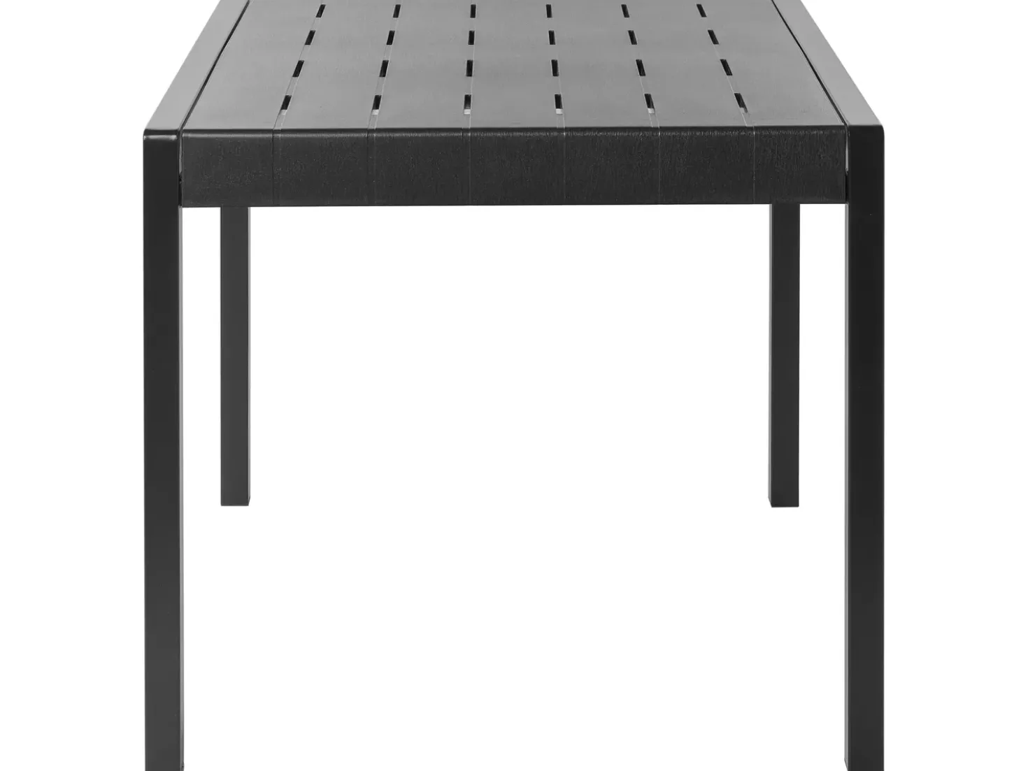Tavolo da pranzo da giardino BARTICA 81 cm 84 cm Nero