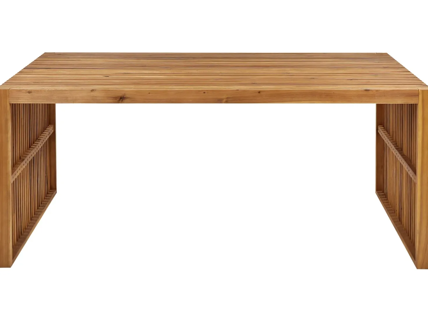 Tavolo da pranzo da giardino SULZANO 180 cm 90 cm Legno d'acacia Marrone