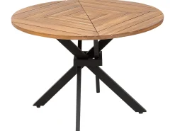 Tavolo da pranzo da giardino LISSONE 110 cm 110 cm Legno d'acacia Marrone