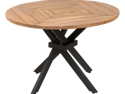 Tavolo da pranzo da giardino LISSONE 110 cm 110 cm Legno d'acacia Marrone