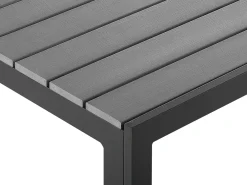 Tavolo da pranzo da giardino COMO 150 cm 90 cm Grigio
