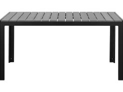 Tavolo da pranzo da giardino COMO 150 cm 90 cm Grigio