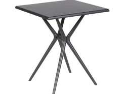 Tavolo da pranzo da giardino PIAVE 70 cm 70 cm Nero