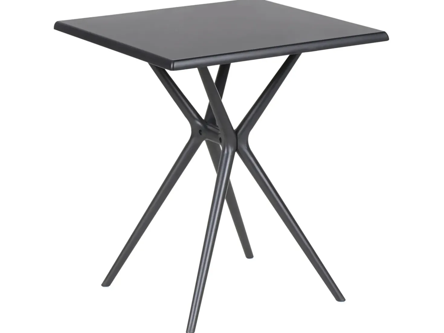 Tavolo da pranzo da giardino PIAVE 70 cm 70 cm Nero