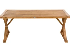 Tavolo da pranzo da giardino CALABRITTO 90 cm 180 cm Legno d'acacia Marrone