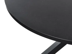 Tavolo da pranzo da giardino MALETTO 120 cm 120 cm Vetro Nero