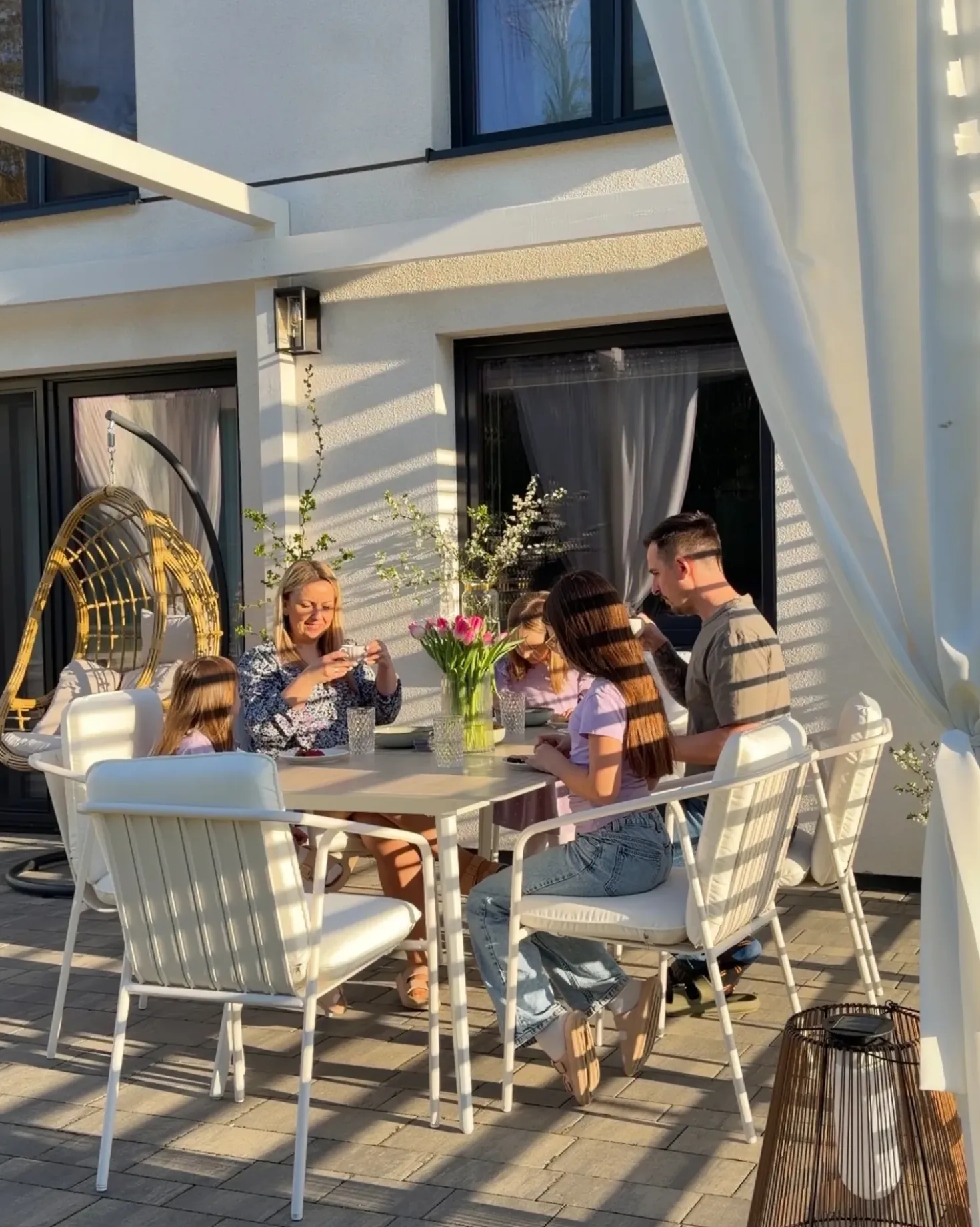 Tavolo da pranzo da giardino RODALLO 160 cm 90 cm Pietra Effetto travertino