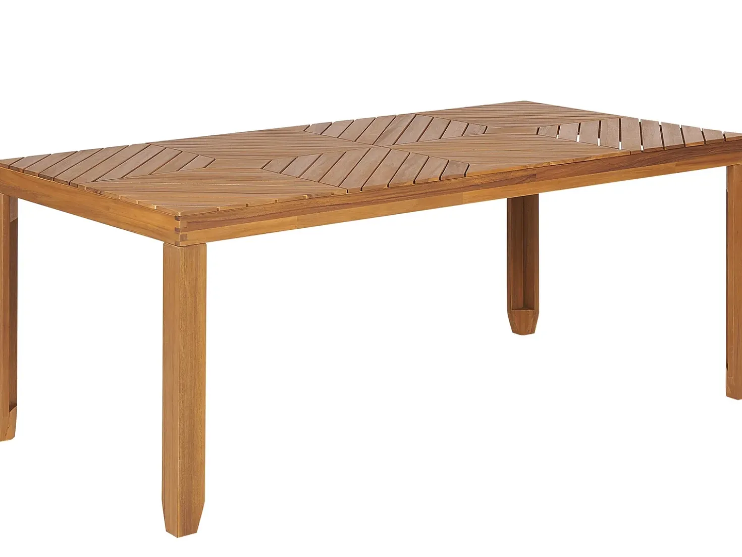 Tavolo da pranzo da giardino BARATTI 180 cm 90 cm Legno d'acacia Marrone