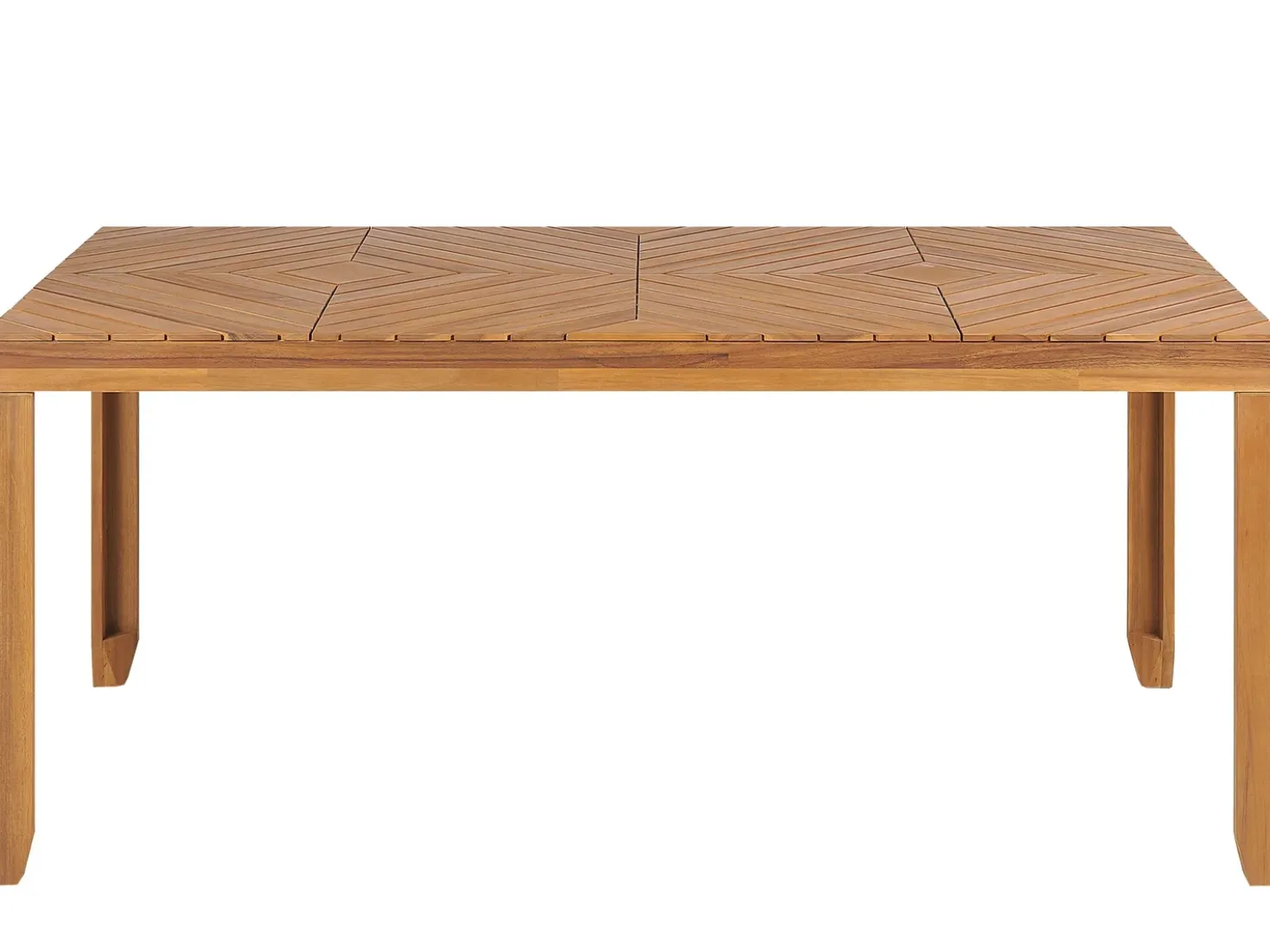 Tavolo da pranzo da giardino BARATTI 180 cm 90 cm Legno d'acacia Marrone
