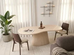Tavolo da pranzo da giardino SPOLETO 200 cm 110 cm Beige