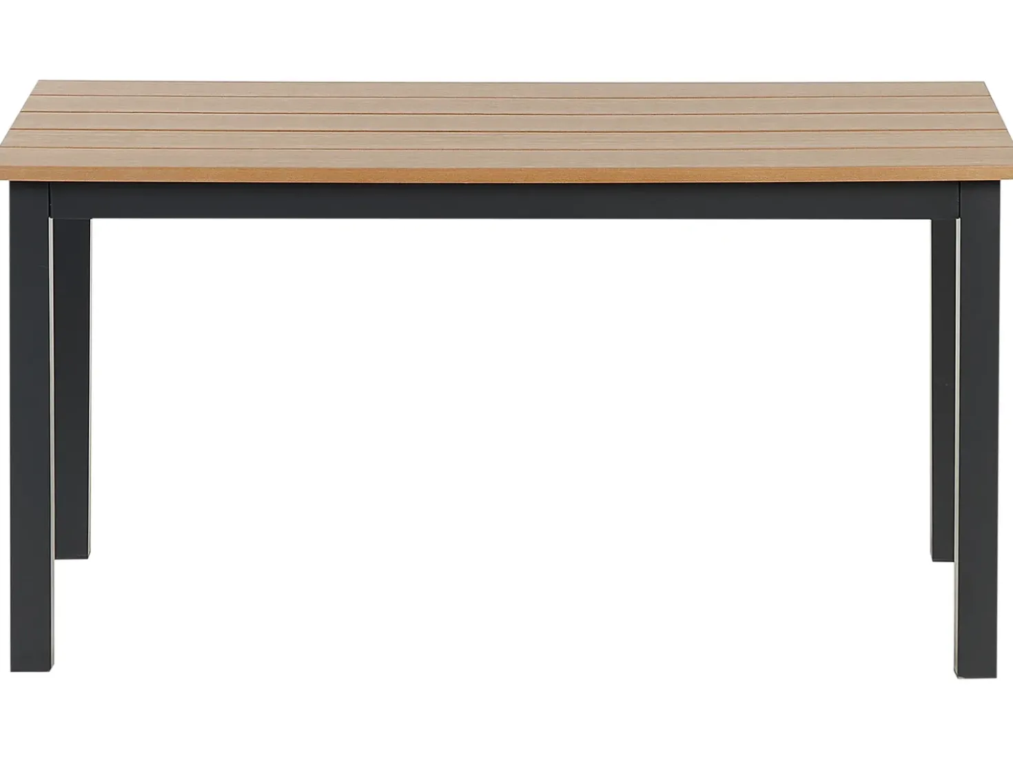 Tavolo da pranzo da giardino MESSINA 100 cm 52 cm Nero