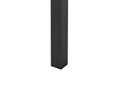 Tavolo da pranzo da giardino MESSINA 100 cm 52 cm Nero