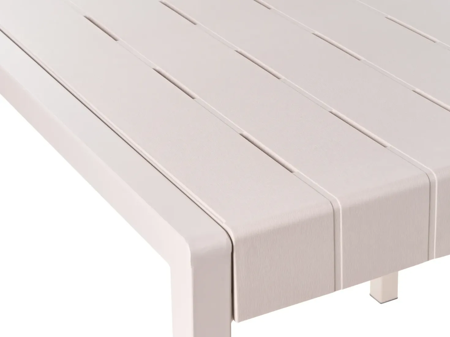 Tavolo da pranzo da giardino BARTICA 81 cm 84 cm Beige