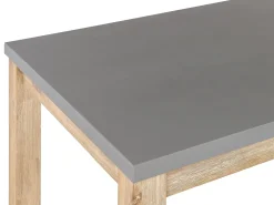 Tavolo da pranzo da giardino OSTUNI 180 cm 90 cm Cemento Grigio