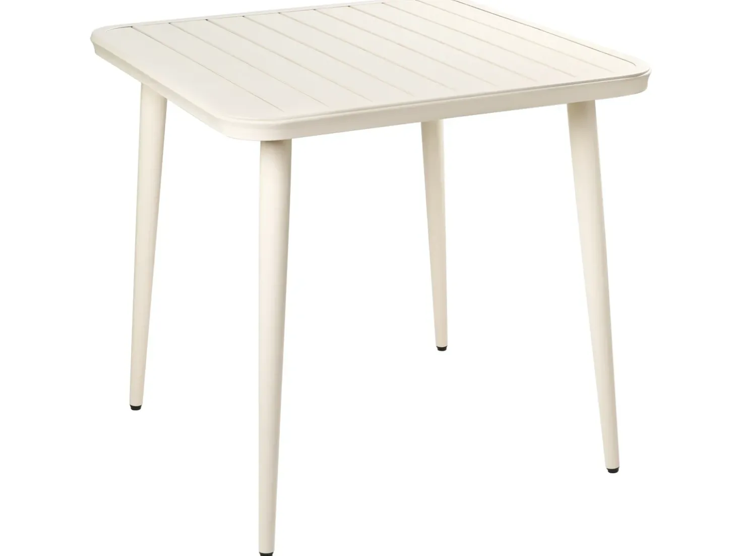 Tavolo da pranzo da giardino NATURNO 80 cm 80 cm Metallo Beige chiaro