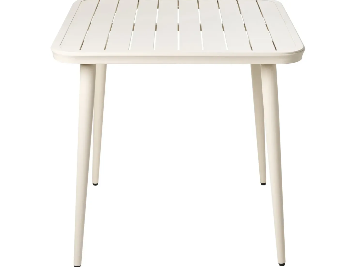 Tavolo da pranzo da giardino NATURNO 80 cm 80 cm Metallo Beige chiaro