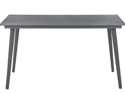 Tavolo da pranzo da giardino MILETO 140 cm 80 cm Vetro Grigio