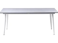 Tavolo da pranzo da giardino TOLENTINO 180 cm 90 cm Effetto pietra Effetto travertino