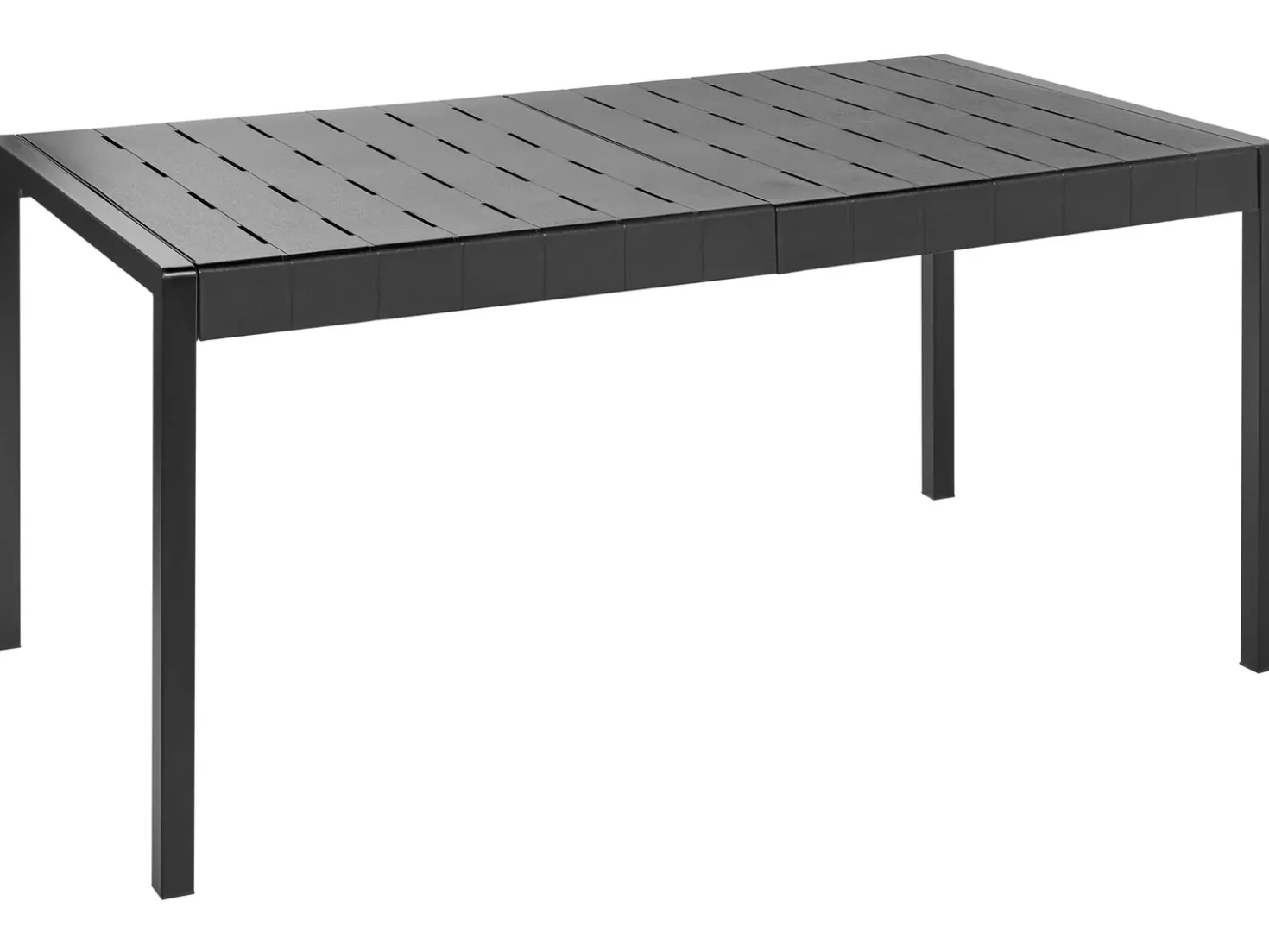 Tavolo da pranzo da giardino BARTICA 154 cm 84 cm Nero