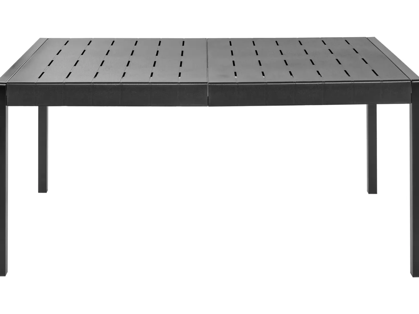 Tavolo da pranzo da giardino BARTICA 154 cm 84 cm Nero