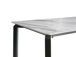 Tavolo da pranzo da giardino FELETTO 180 cm 90 cm Pietra Marmo Grigio