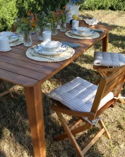 Tavolo da pranzo da giardino FORNELLI 180 cm 90 cm Legno d'acacia Marrone