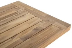 Tavolo da pranzo da giardino SCANIA 170 cm 80 cm Legno d'acacia Bianco