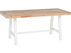 Tavolo da pranzo da giardino SCANIA 170 cm 80 cm Legno d'acacia Bianco