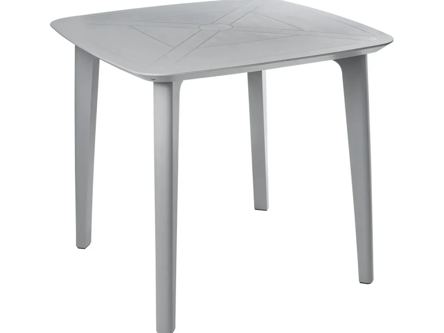 Tavolo da pranzo da giardino SORICO 86 cm 86 cm Grigio