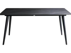 Tavolo da pranzo da giardino RODALLO 160 cm 90 cm Pietra Marmo nero